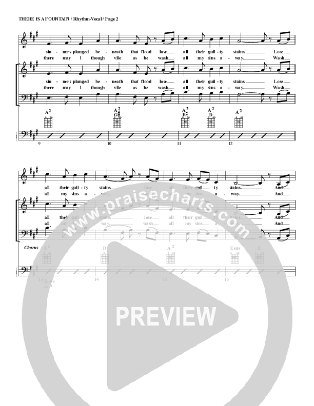 There Is A Fountain Rhythm/Vocal (G3 Worship)