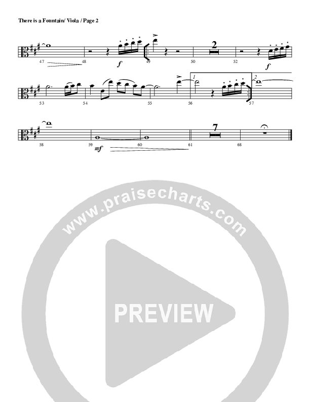 There Is A Fountain Viola (G3 Worship)