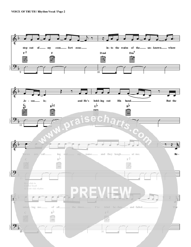 Voice of Truth Rhythm/Vocal (G3 Worship)