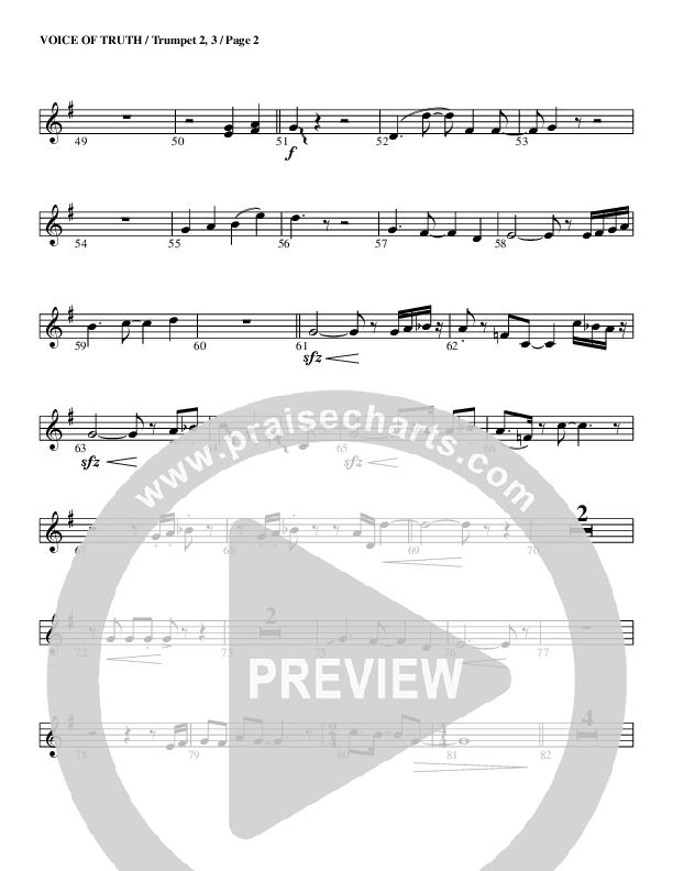 Voice of Truth Trumpet 2/3 (G3 Worship)