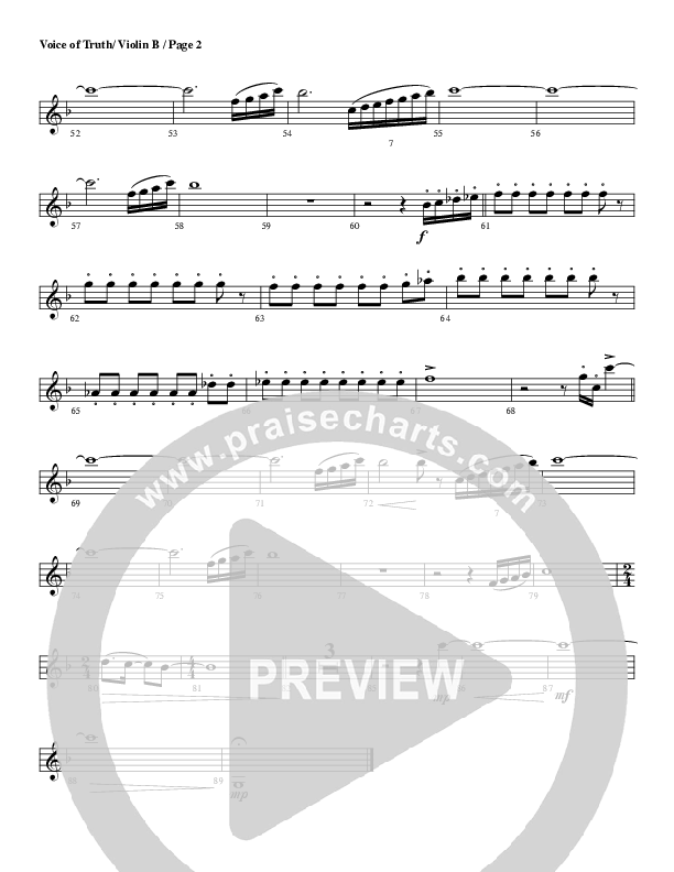 Voice of Truth Violin 2 (G3 Worship)