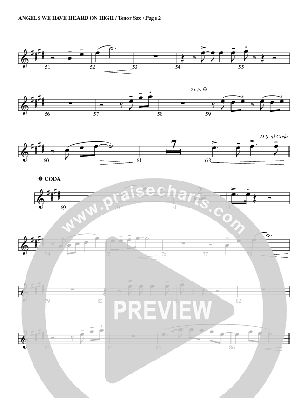 Angels We Have Heard On High Trumpet 1 (G3 Worship)