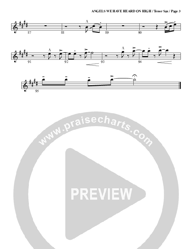 Angels We Have Heard On High Trumpet 1 (G3 Worship)