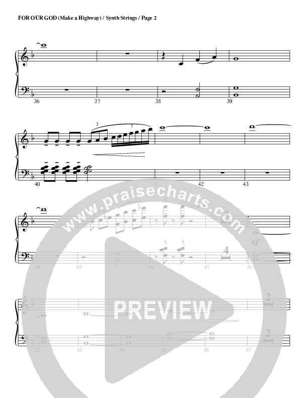 For Our God Synth Strings (G3 Worship)