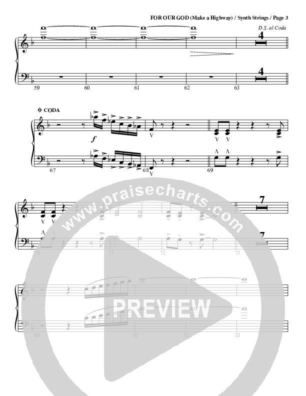 For Our God Synth Strings (G3 Worship)