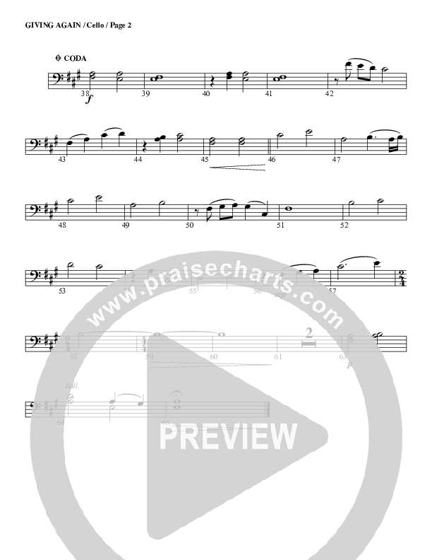 Giving Again Cello (G3 Worship)