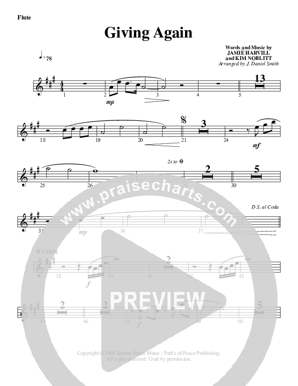 Giving Again Flute (G3 Worship)
