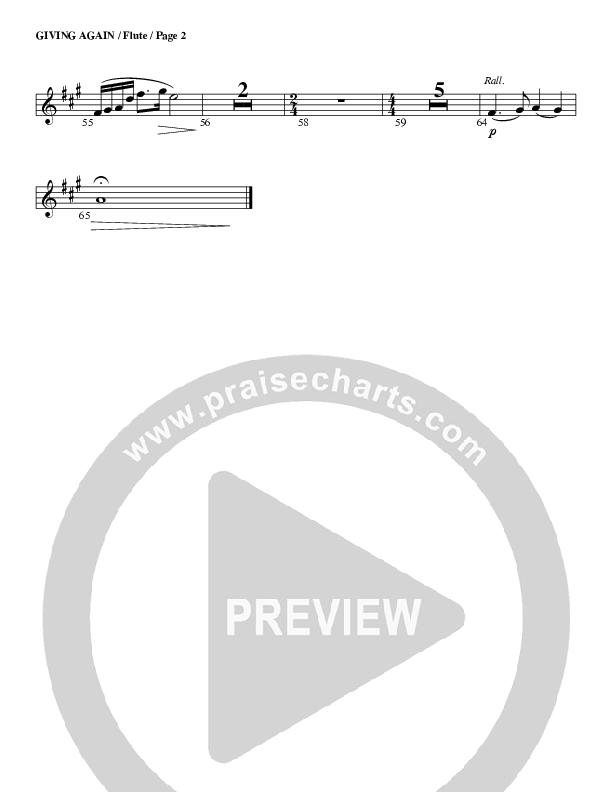 Giving Again Flute (G3 Worship)