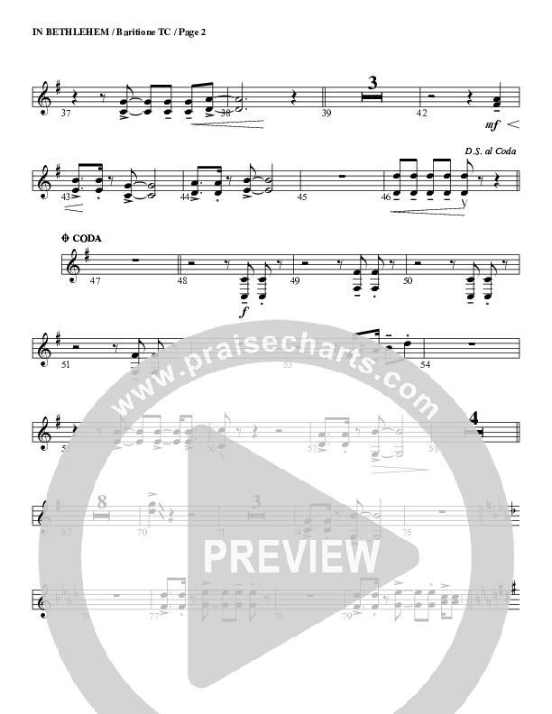 In Bethlehem Baritone TC (G3 Worship)