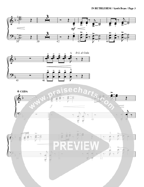In Bethlehem Synth Brass (G3 Worship)