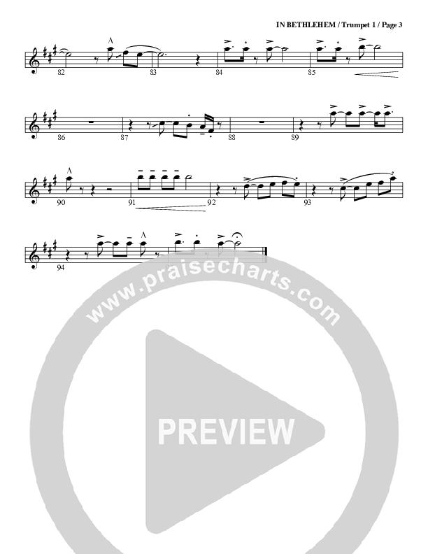 In Bethlehem Trumpet 1 (G3 Worship)