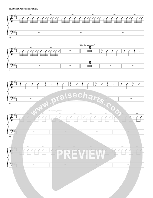 Blessed Percussion (G3 Worship)