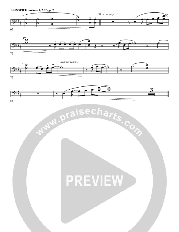 Blessed Trombone 1/2 (G3 Worship)