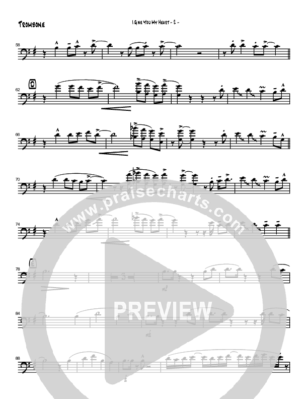 I Give You My Heart (Instrumental) Trombone (Brad Henderson)