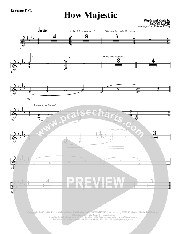 How Majestic Baritone TC (G3 Worship)