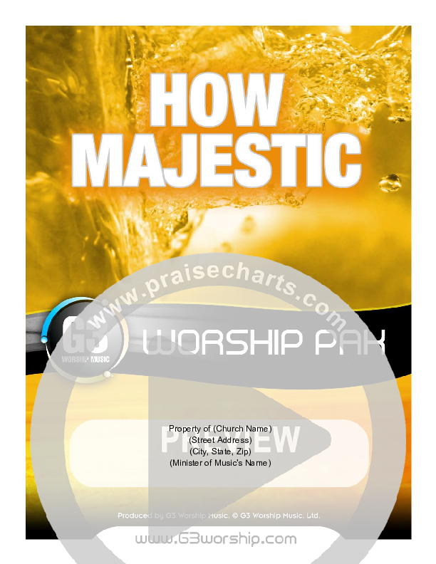 How Majestic Orchestration (G3 Worship)