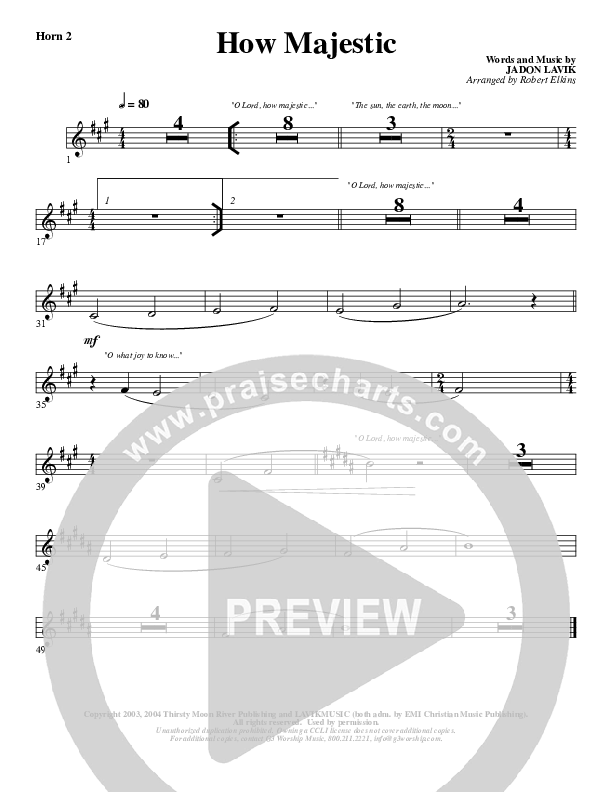 How Majestic French Horn 2 (G3 Worship)