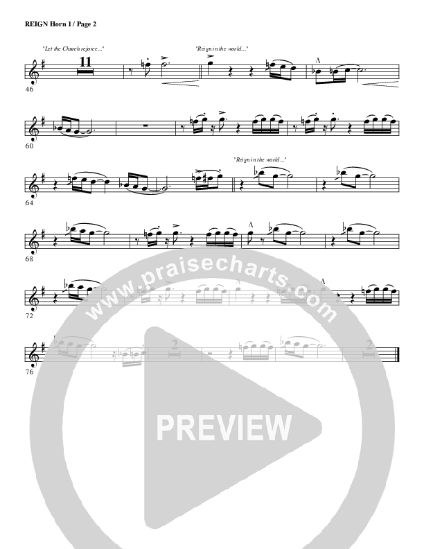 Reign French Horn 1 (G3 Worship)