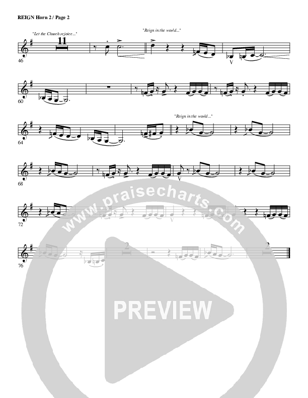 Reign French Horn 2 (G3 Worship)