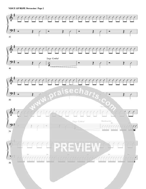 The Voice Of Hope Percussion (G3 Worship)