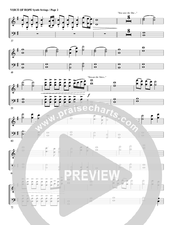 The Voice Of Hope Synth Strings (G3 Worship)