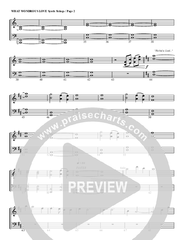 What Wondrous Love Synth Strings (G3 Worship)