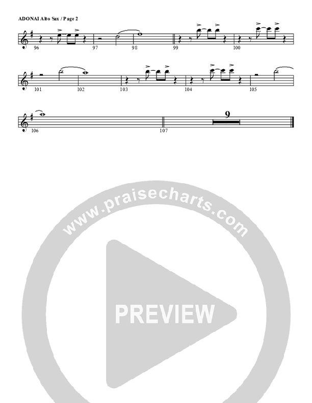 Adonai Alto Sax (G3 Worship)
