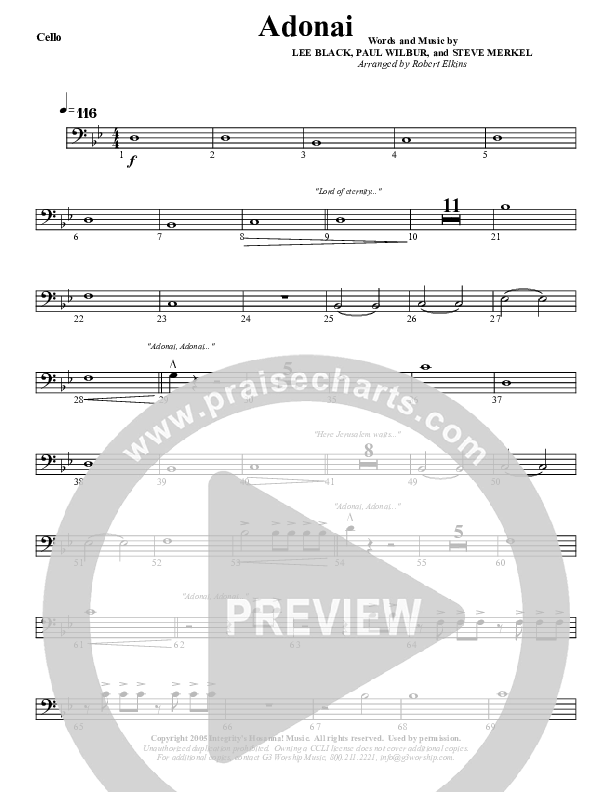 Adonai Cello (G3 Worship)