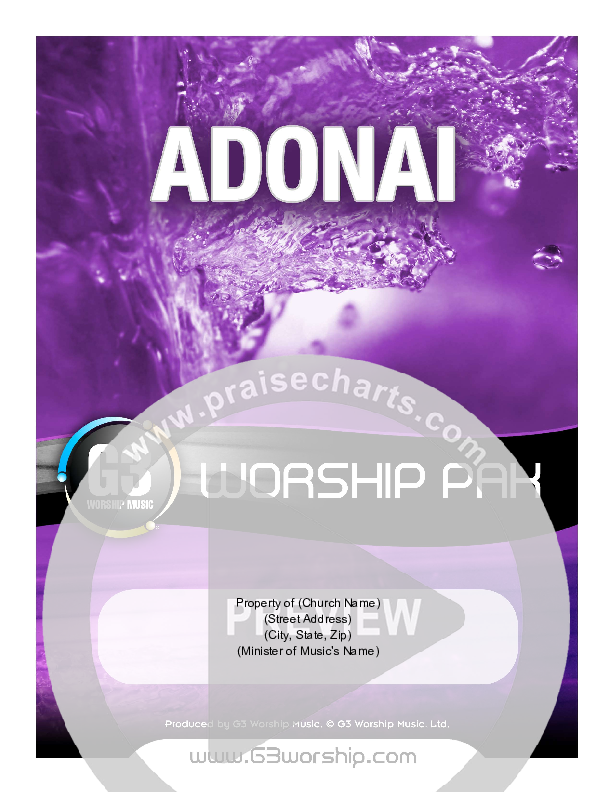 Adonai Orchestration (G3 Worship)