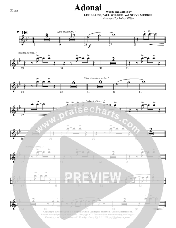 Adonai Flute (G3 Worship)