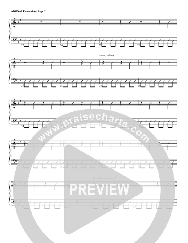 Adonai Percussion (G3 Worship)