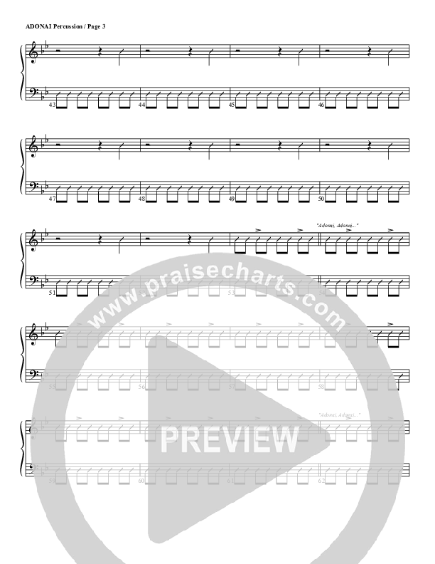 Adonai Percussion (G3 Worship)