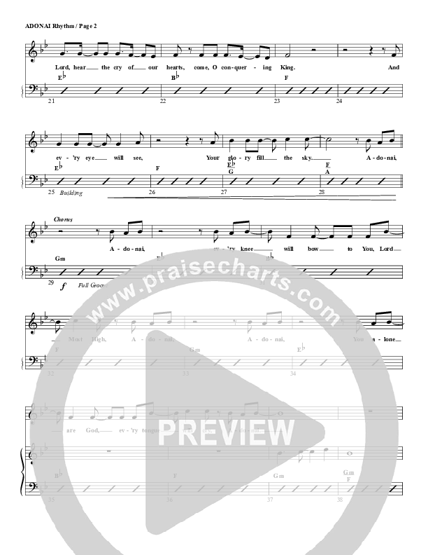 Adonai Rhythm/Vocal (G3 Worship)