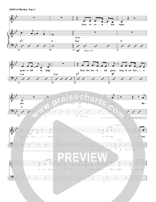 Adonai Rhythm/Vocal (G3 Worship)