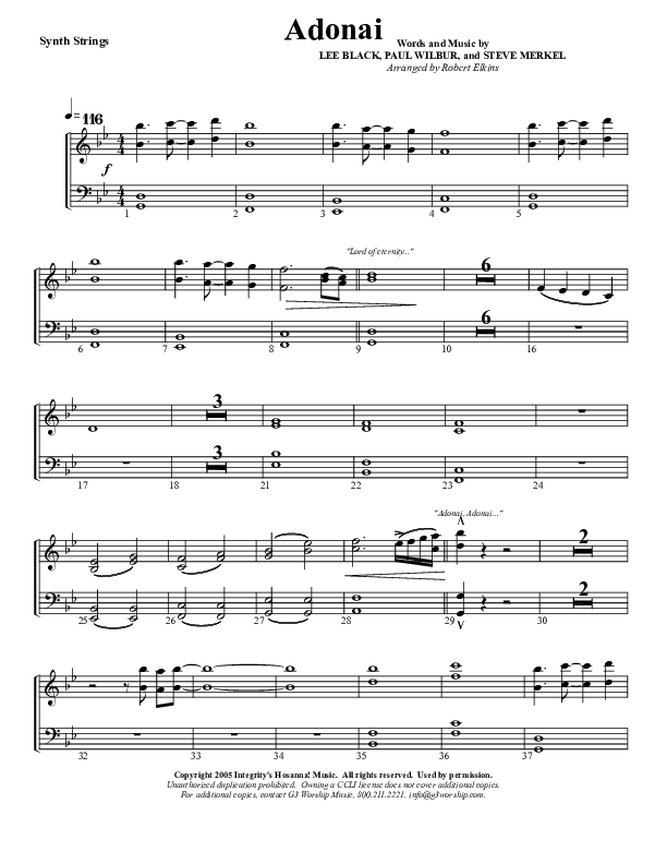 Adonai Synth Strings (G3 Worship)