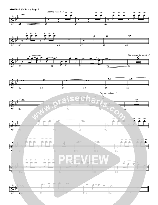 Adonai Violin 1 (G3 Worship)