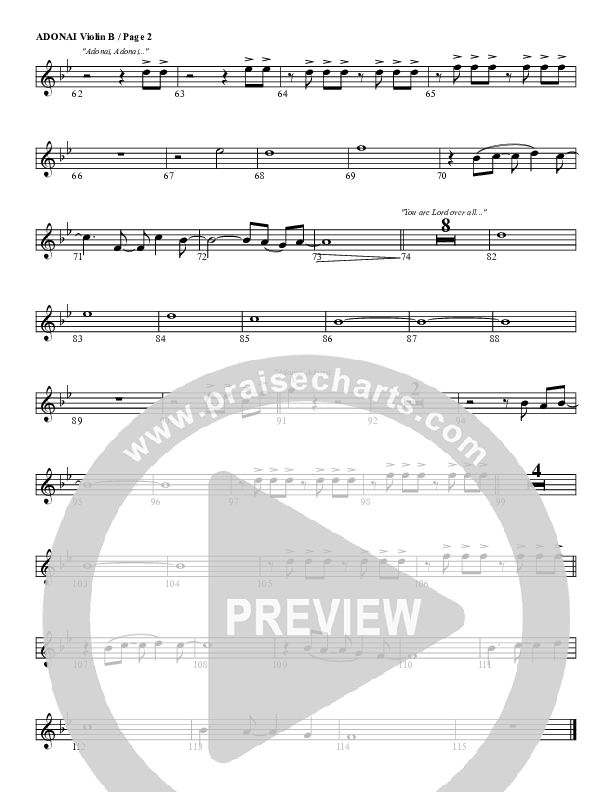 Adonai Violin 2 (G3 Worship)