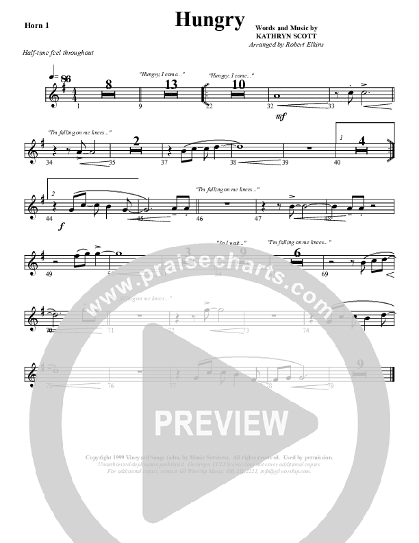 Hungry French Horn 1 (G3 Worship)