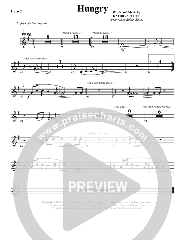 Hungry French Horn 2 (G3 Worship)
