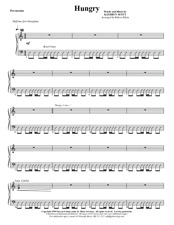Hungry Percussion (G3 Worship)