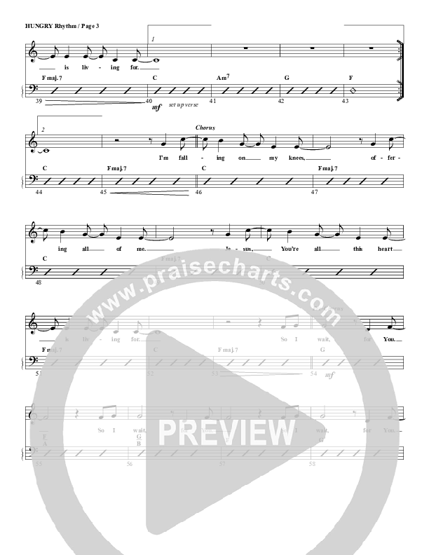 Hungry Rhythm/Vocal (G3 Worship)