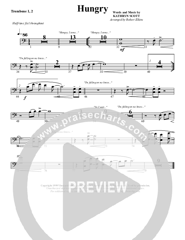 Hungry Trombone 1/2 (G3 Worship)