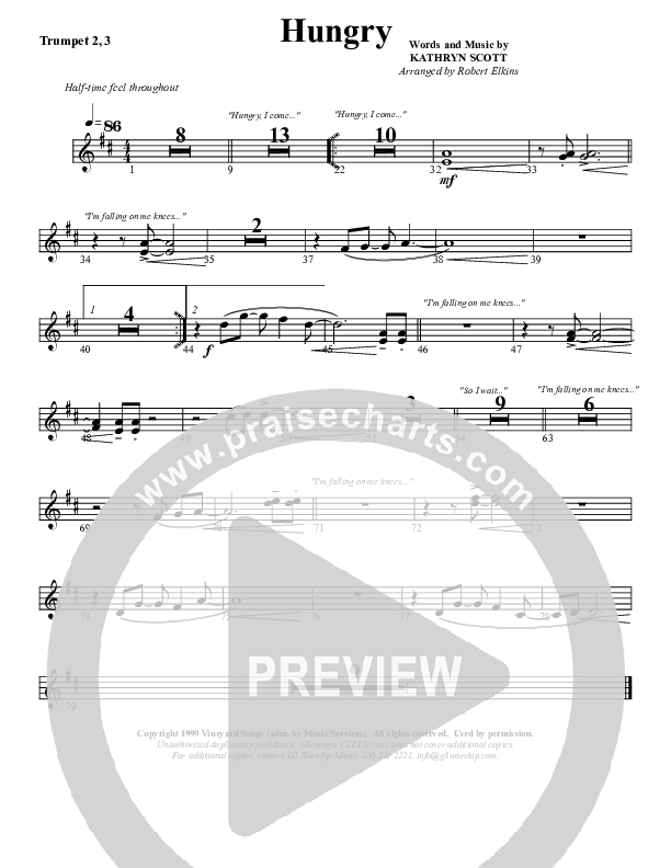 Hungry Trumpet 2/3 (G3 Worship)