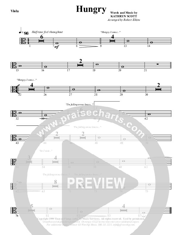 Hungry Viola (G3 Worship)