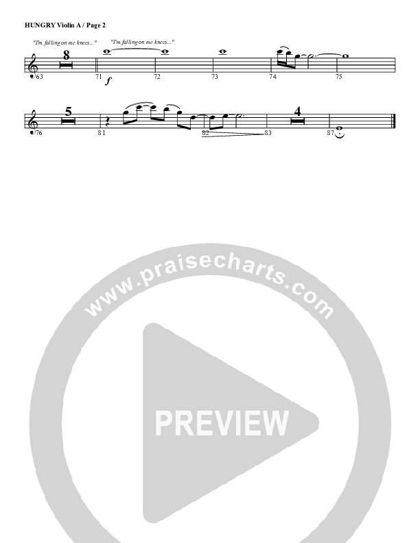 Hungry Violin 1 (G3 Worship)