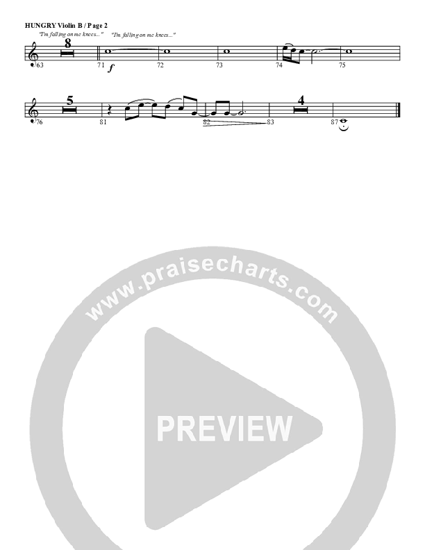 Hungry Violin 2 (G3 Worship)