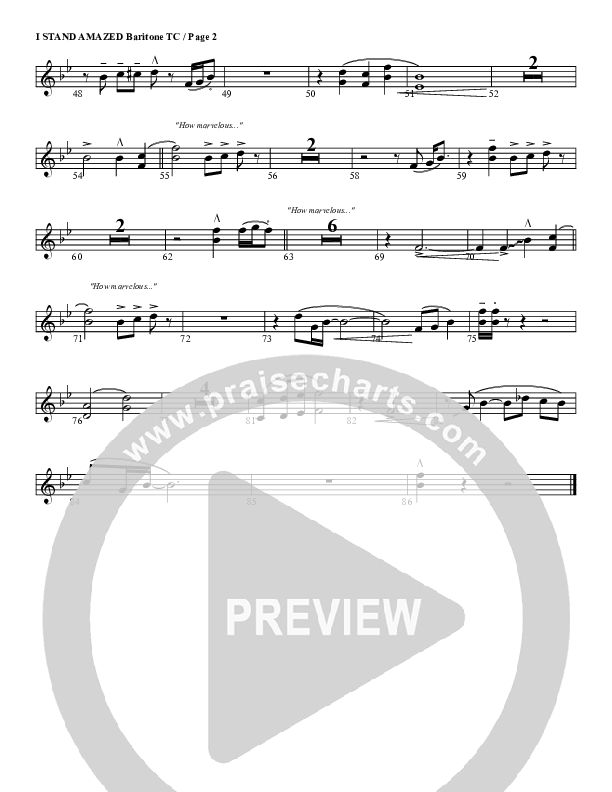 I Stand Amazed Bari Sax (G3 Worship)