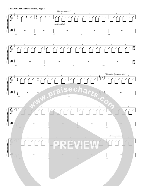 I Stand Amazed Percussion (G3 Worship)