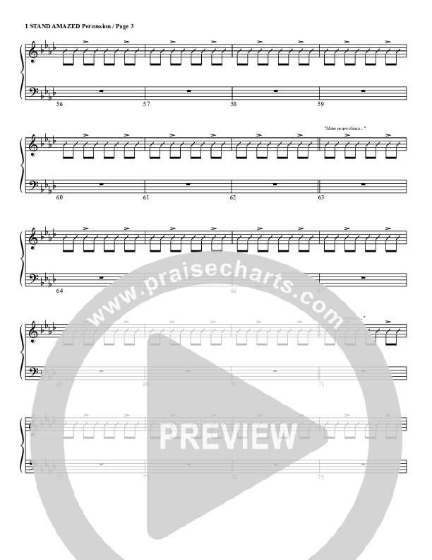 I Stand Amazed Percussion (G3 Worship)