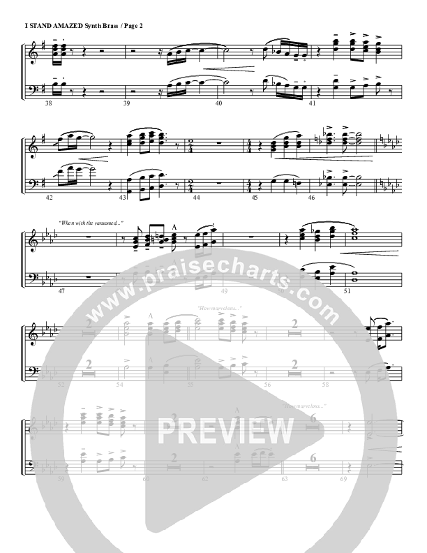 I Stand Amazed Synth Brass (G3 Worship)